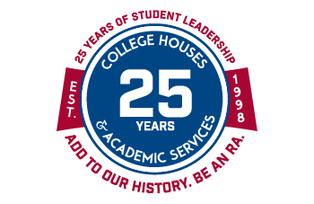 25 years of student leadership: Add to our history. Be an RA.
